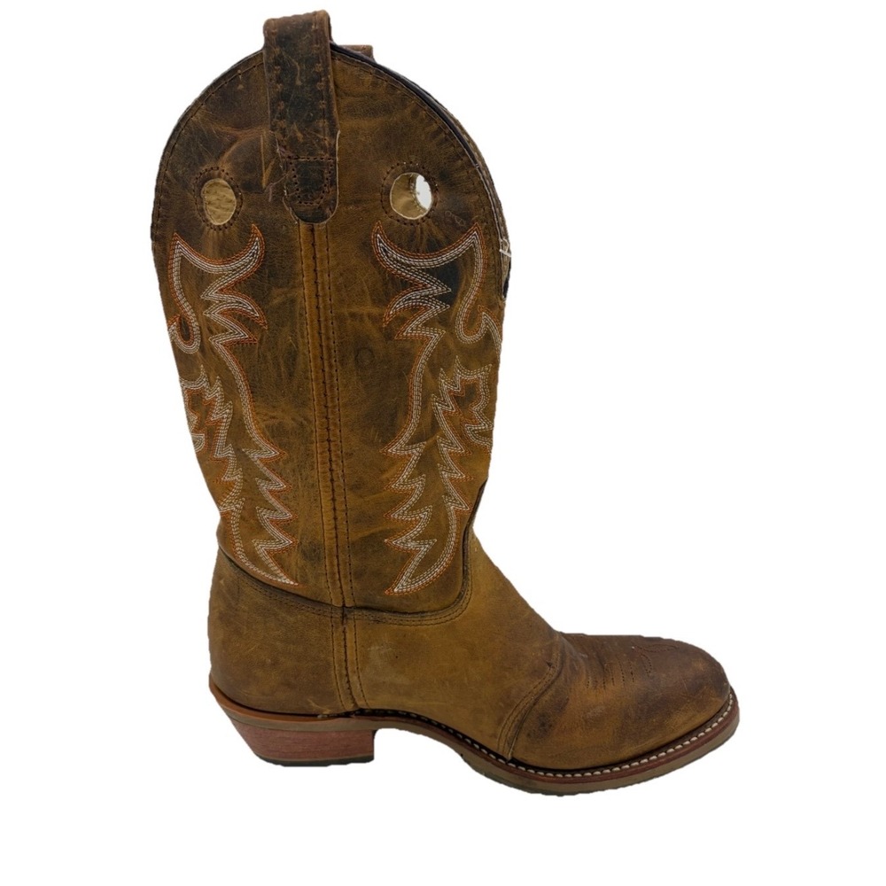 Double-H Boots Daniela Brown Leather Western Cowboy Women 10 USA DH5159 Workwear